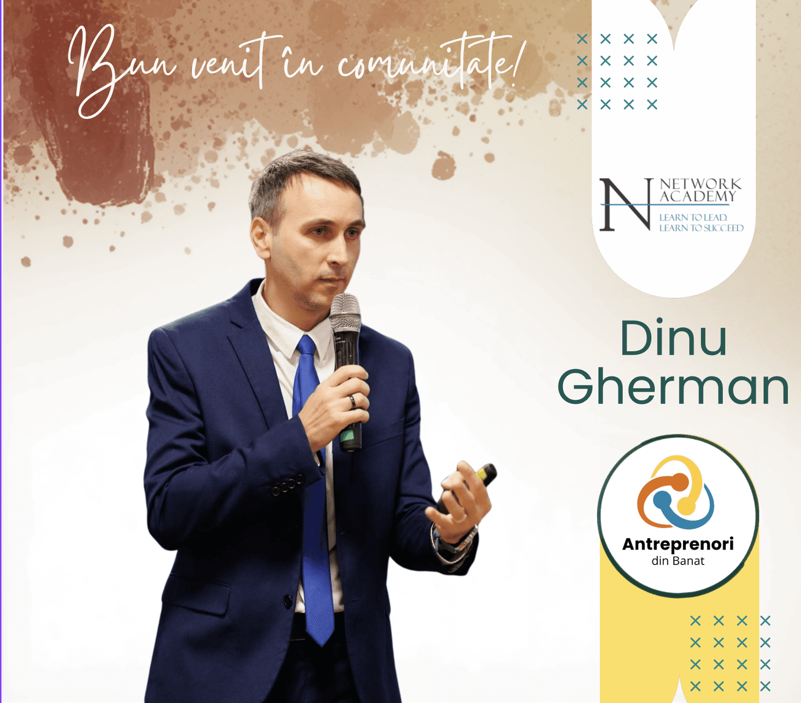 Portret Dinu Gherman, Network Academy