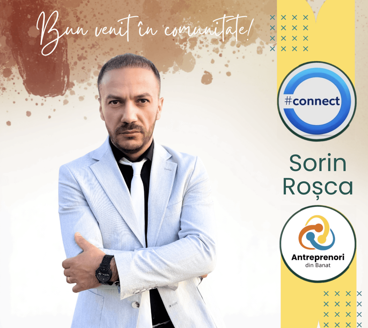 Portret Sorin Roșca, #connect
