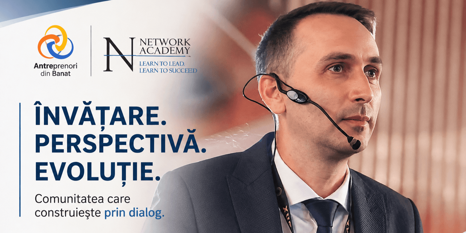 „Nu există afacerea perfectă. Există antreprenori care aleg să evolueze.” – Dinu Gherman despre LUNEA ANTREPRENORILOR