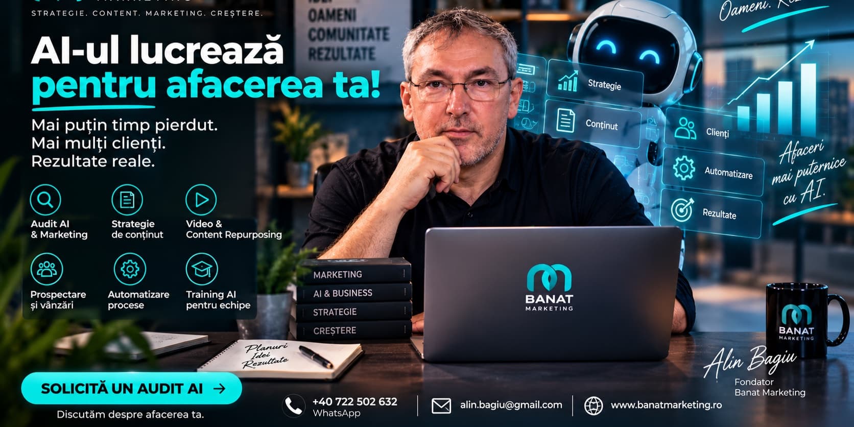 Cum poate Banat Marketing integra AI în afacerea ta