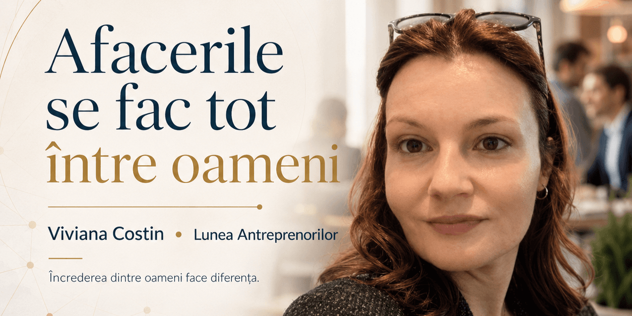 Viviana Costin: „Afacerile se fac tot între oameni, prin încredere și deschidere”